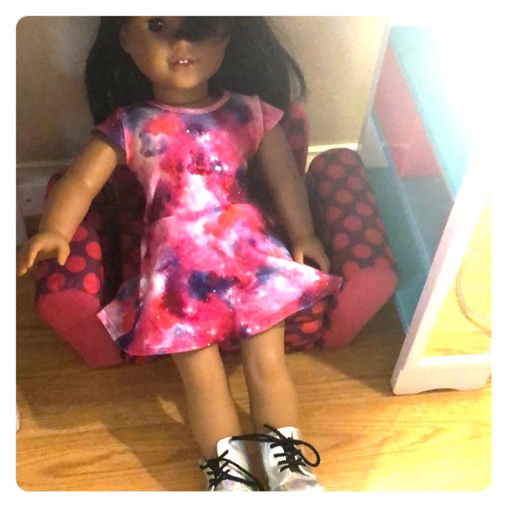 American girl doll with outfit